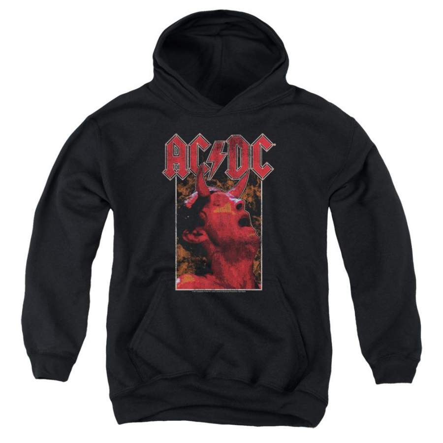 AC/DC Horns Youth Hoodie (Ages 8-12)