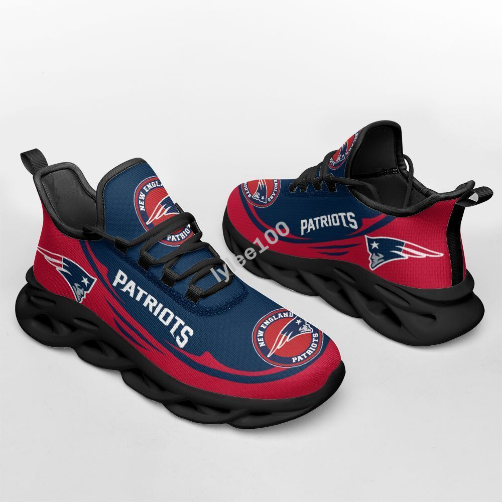 New England Patriots Max Soul Sneakers, Sports Shoes, Shoes For Men And Women Wh64