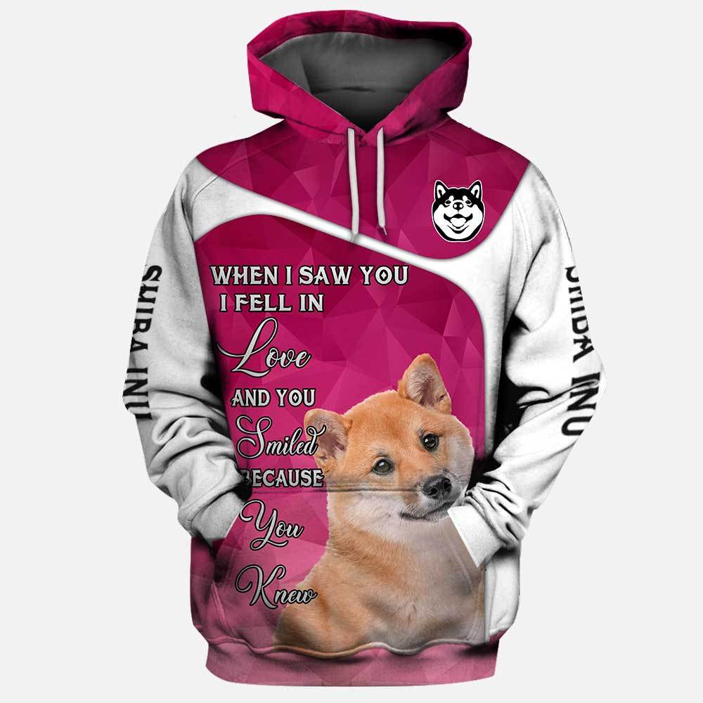 Shiba Inu When I Saw You 3D Full Printing