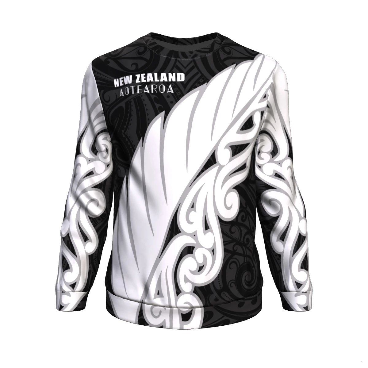 New Zealand Silver Fern Wing Sweatshirt K4