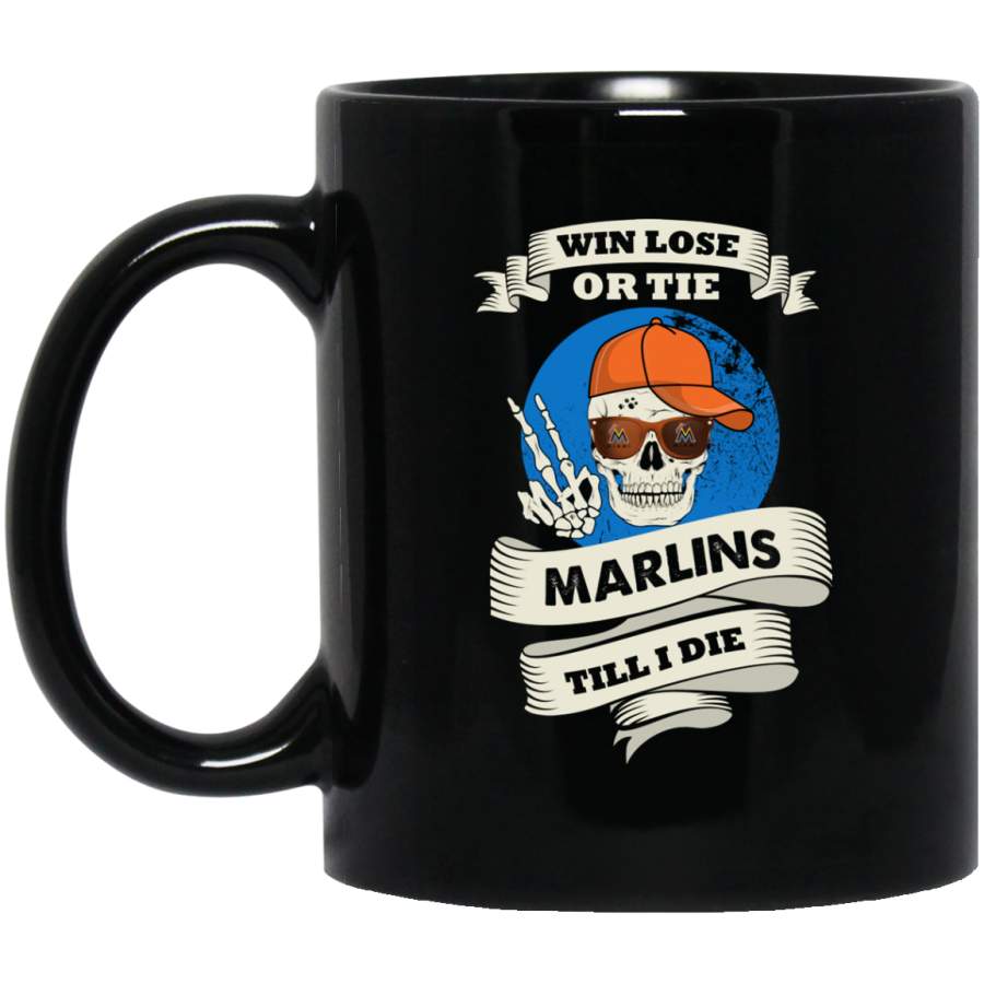 Skull Say Hi Miami Marlins Mugs