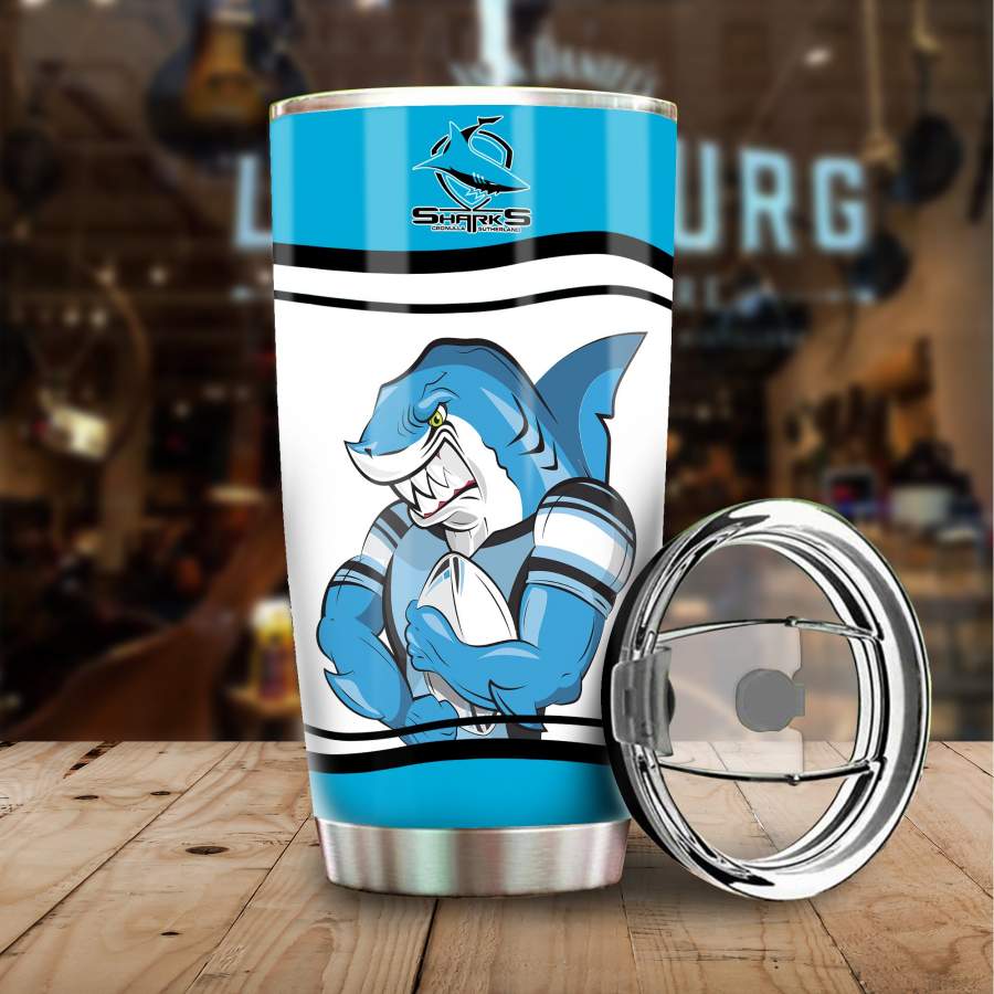 Cronulla-Sutherland Sharks Stainless Steel Tumbler NRL