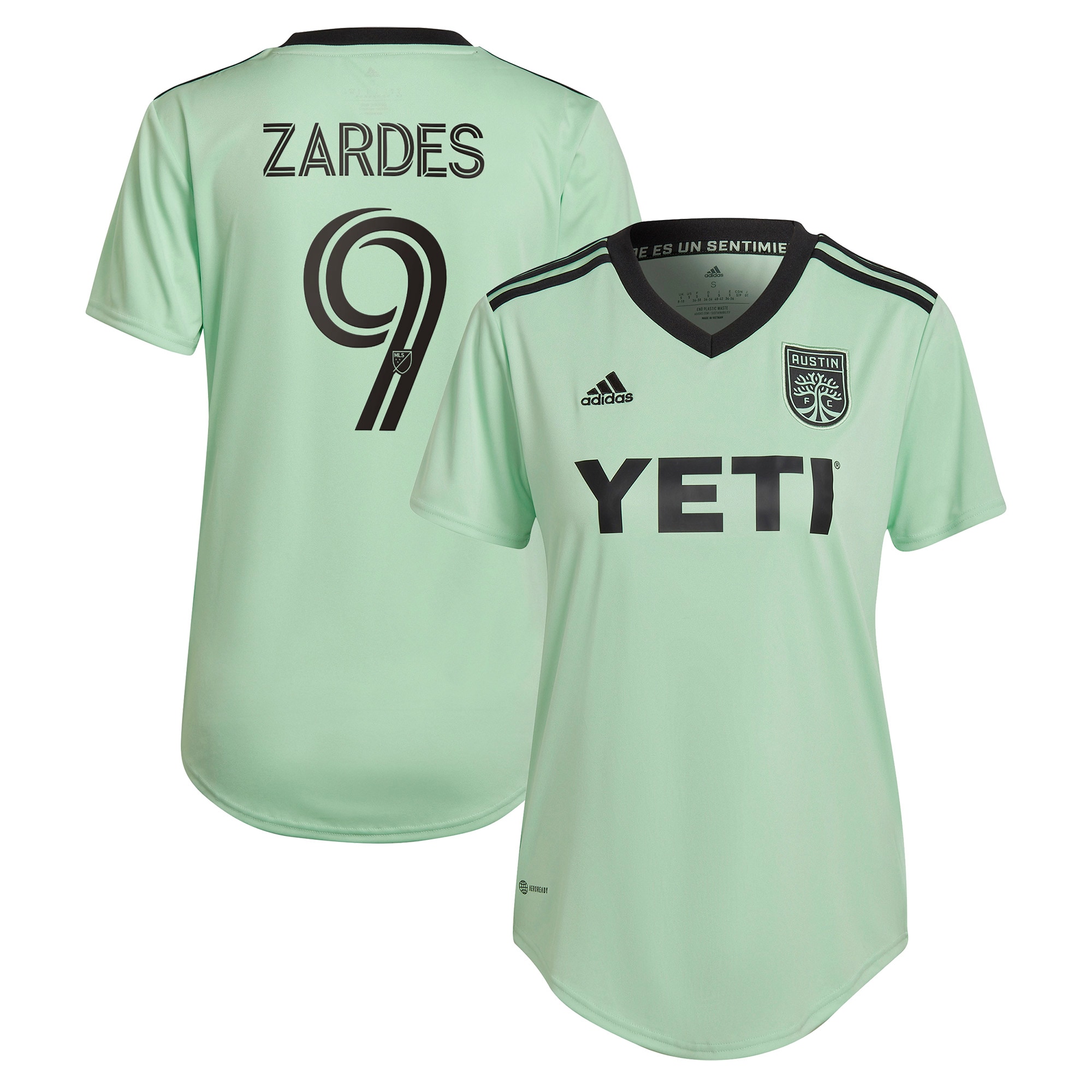 Gyasi Zardes Austin FC Women's 2023 The Sentimiento Kit Replica Player Jersey – Mint