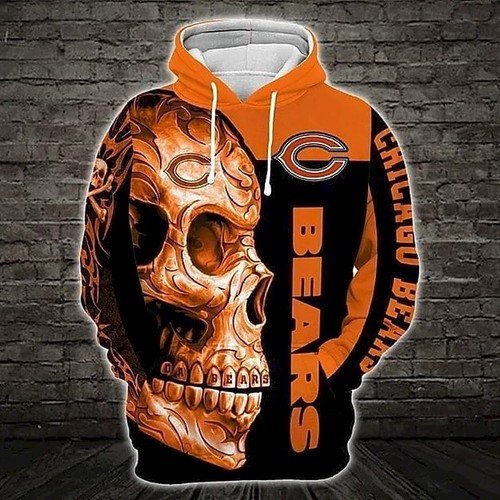 Chicago Bears 10 Unisex 3D Hoodie Gift For Fans