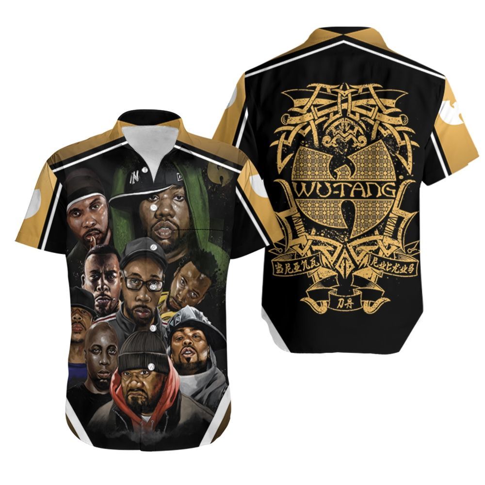 Wu Tang Clan The Rza The Gza And The Method Man Legend Hip Hop Rapper Hawaiian Shirt