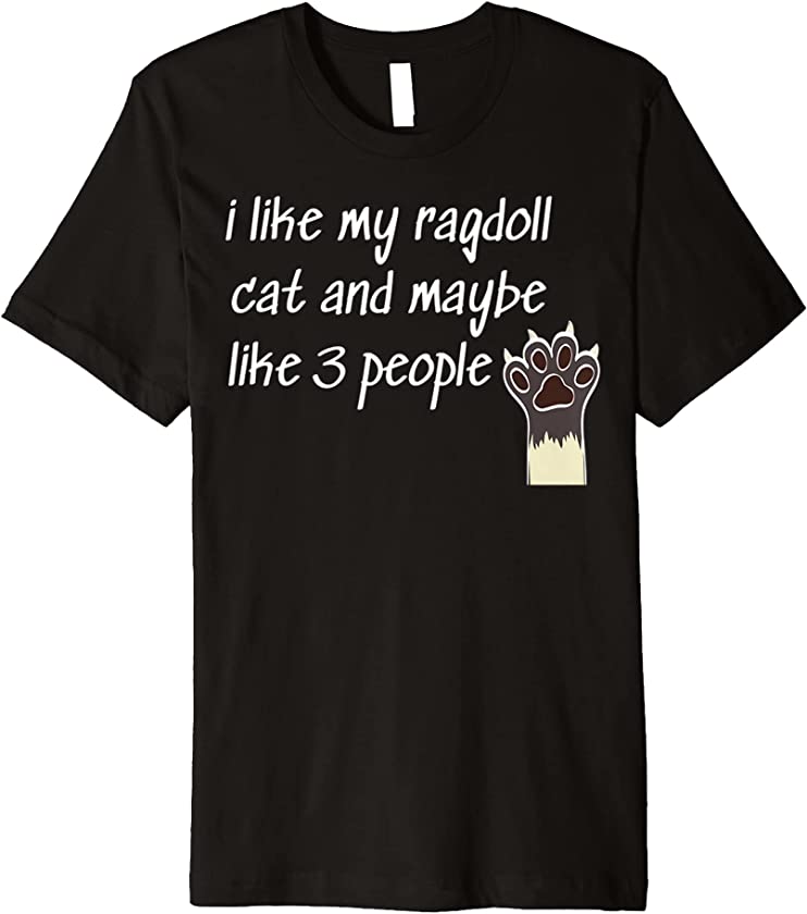 Ragdoll Cat Mom Lady Woman Lover Gift Kitty Kitten Cute Premium T-Shirt