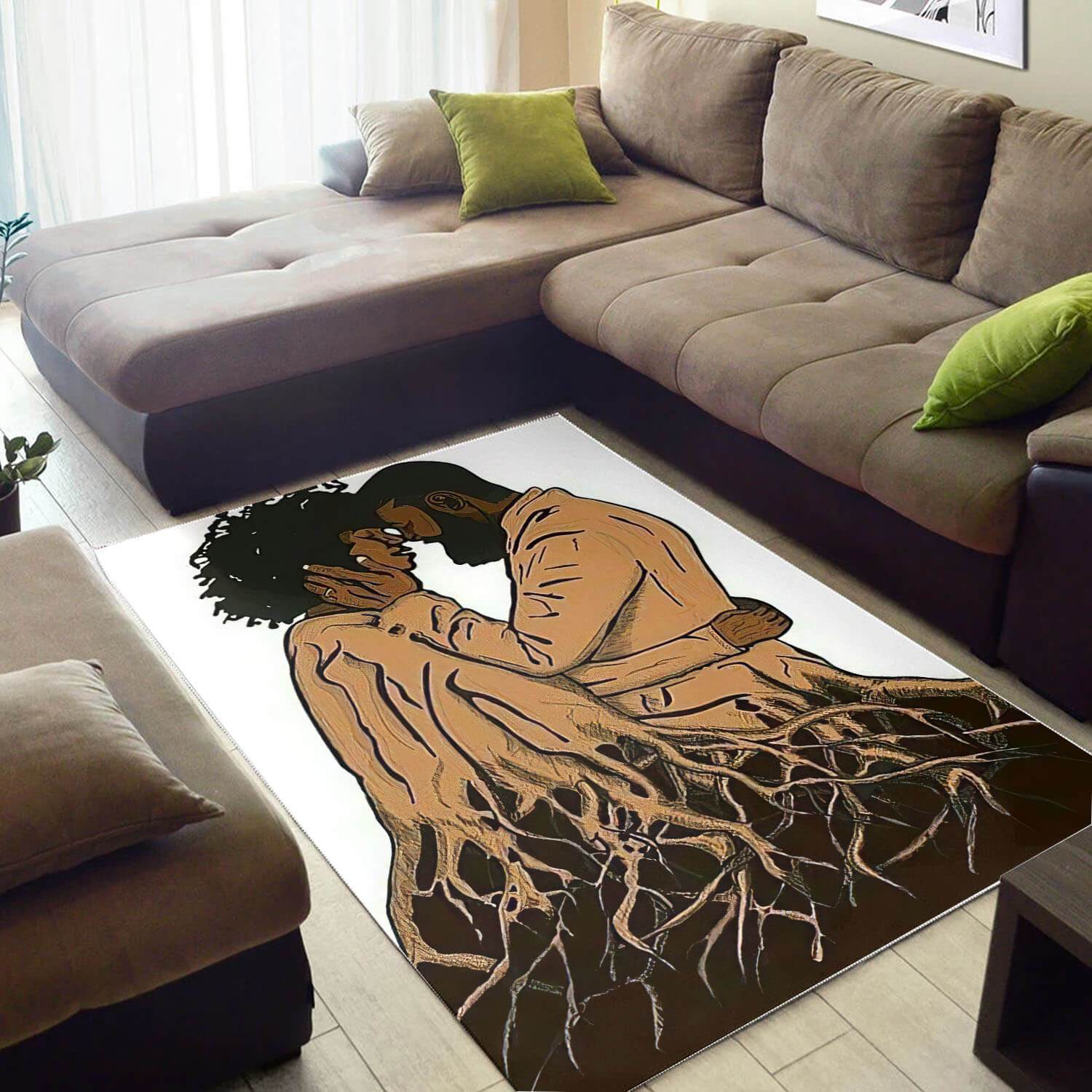 African American Area Rugs Beautiful Black Girl Magic Carpet African Design Afrocentric Home Decor And Style WBG45547