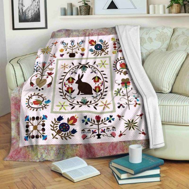 Bunny CLM2711367S Sherpa Fleece Blanket