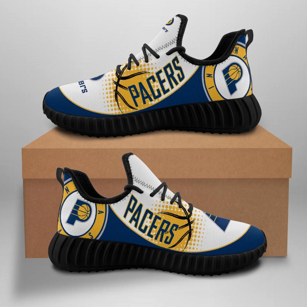 Indiana Pacers Unisex Sneakers New Sneakers Basketball Custom Shoes Indiana Pacers Yeezy Boost