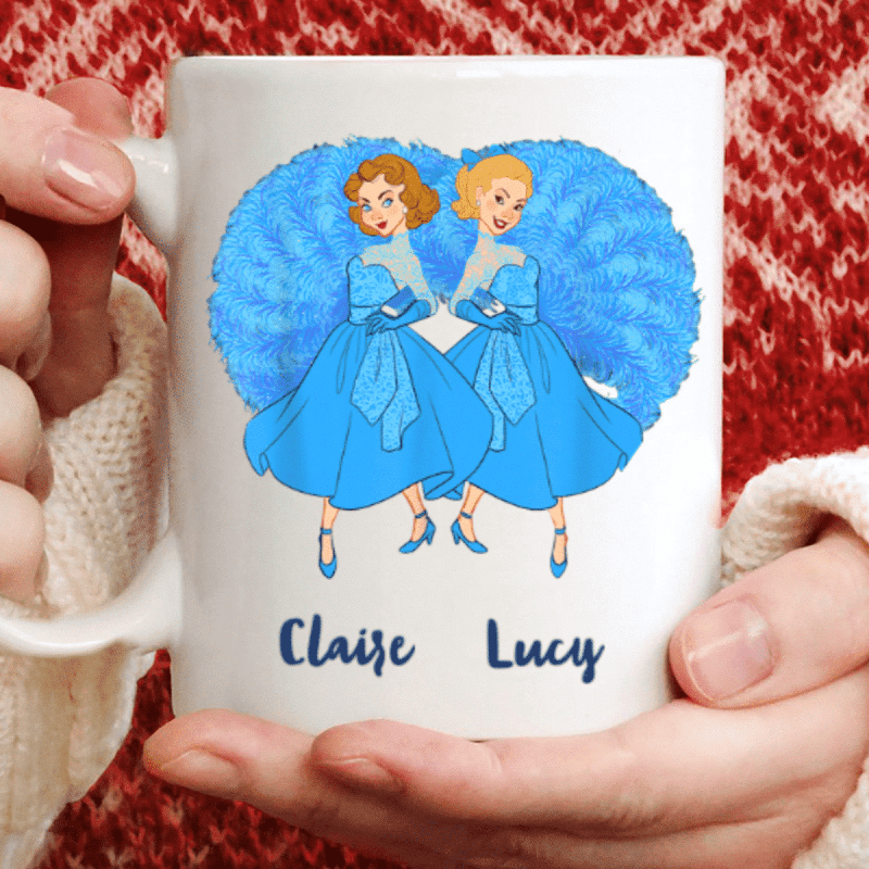 Sisters Sisters Personalized Christmas Gift Custom Mug