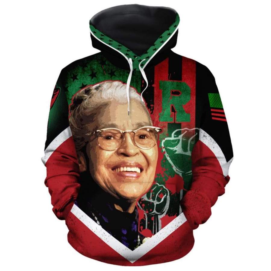 African American Flag Rosa Park All-over Hoodie