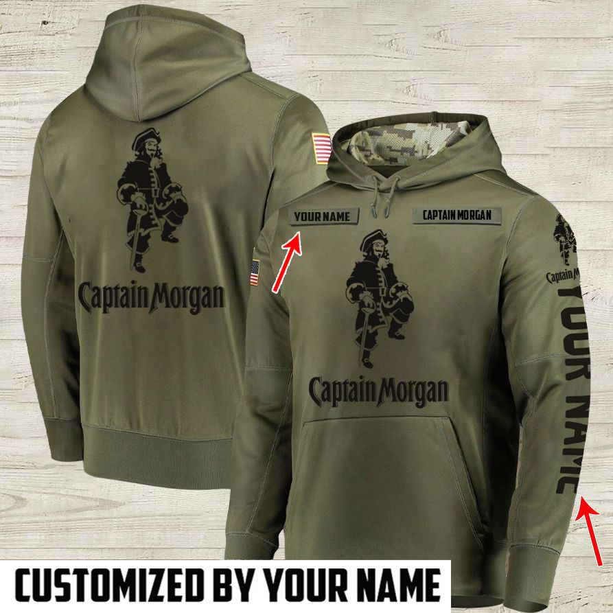 Captain Morgan CUSTOM NAME PULLOVER HOODIE | LIN210920L07