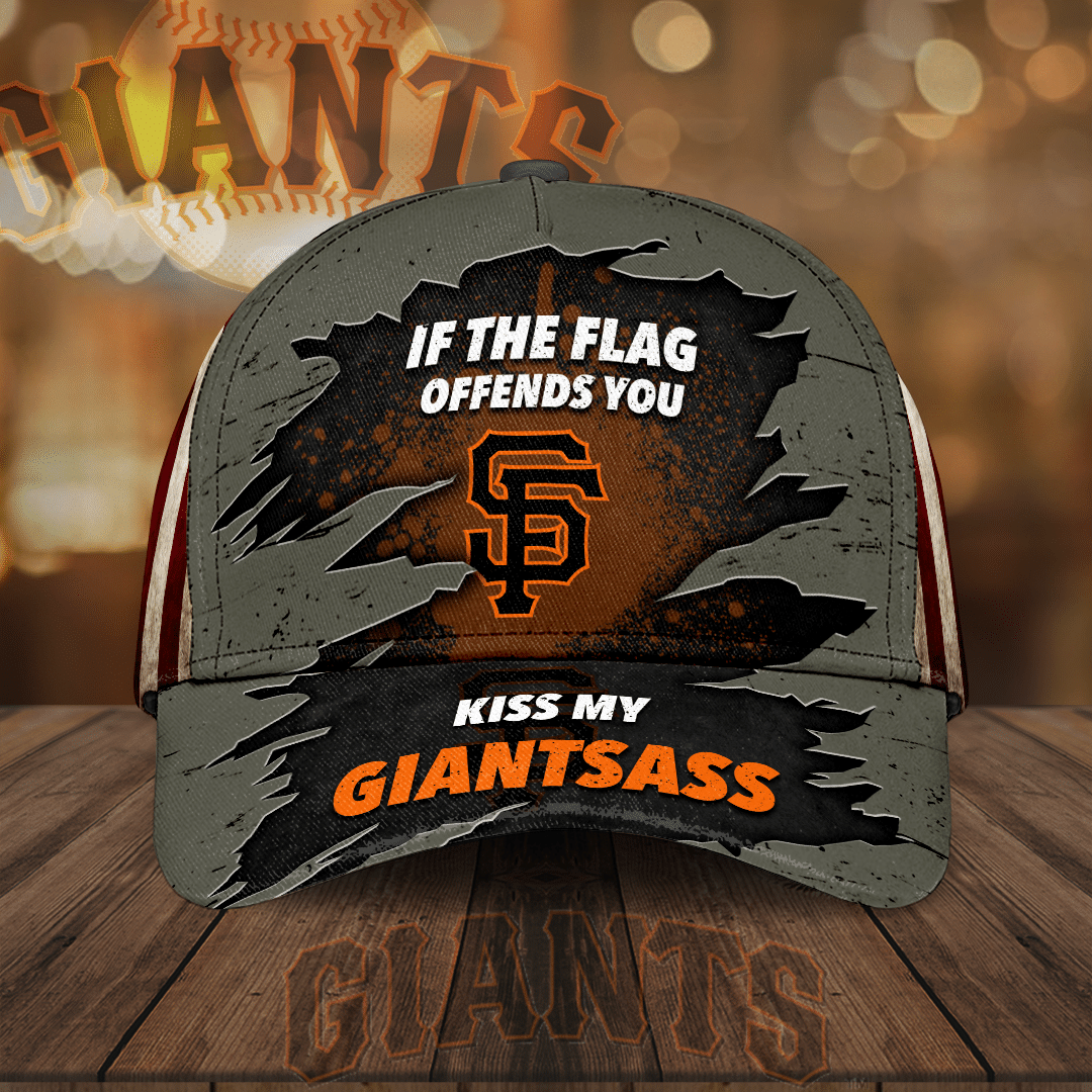 San Francisco Giants If The Flag Offends You Kiss My Giantsass All Over Print 3D Classic Baseball Cap Hat