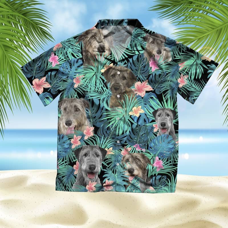 Felacia Irish Wolfhound Summer Leaves Hawaii Shirt Ha102408