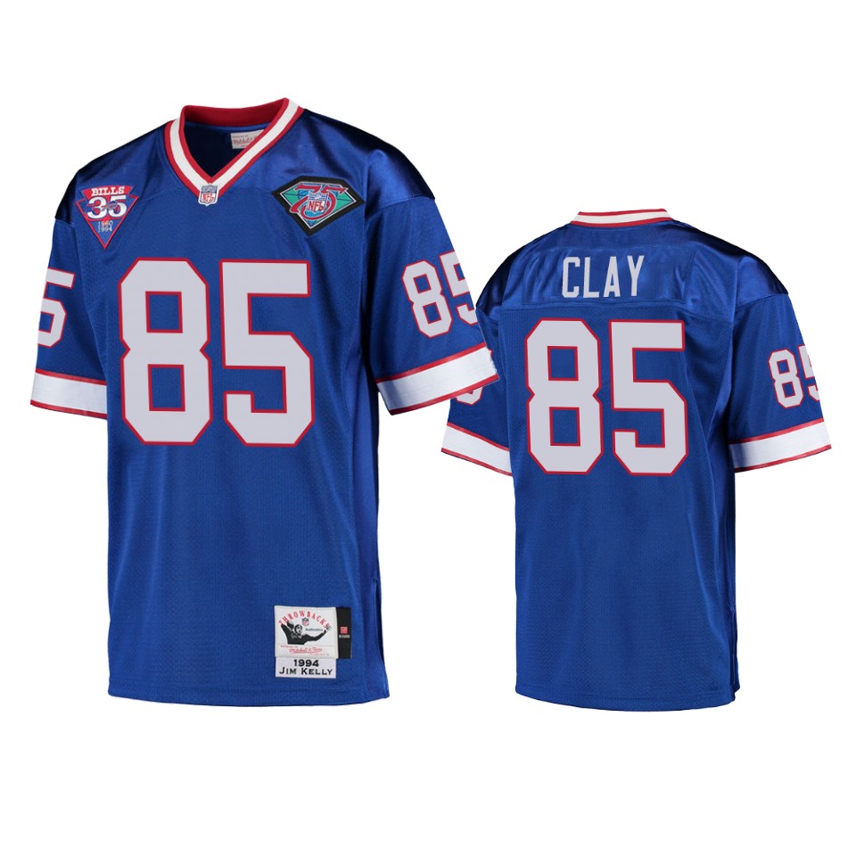 Buffalo Bills Charles Clay Royal Vintage Replica Jersey – Men