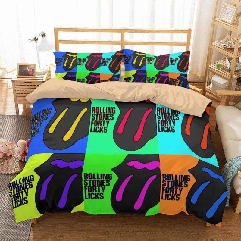 3D Customize Rolling Stones Bedding Set Duvet Cover Set Bedroom Set Bedlinen