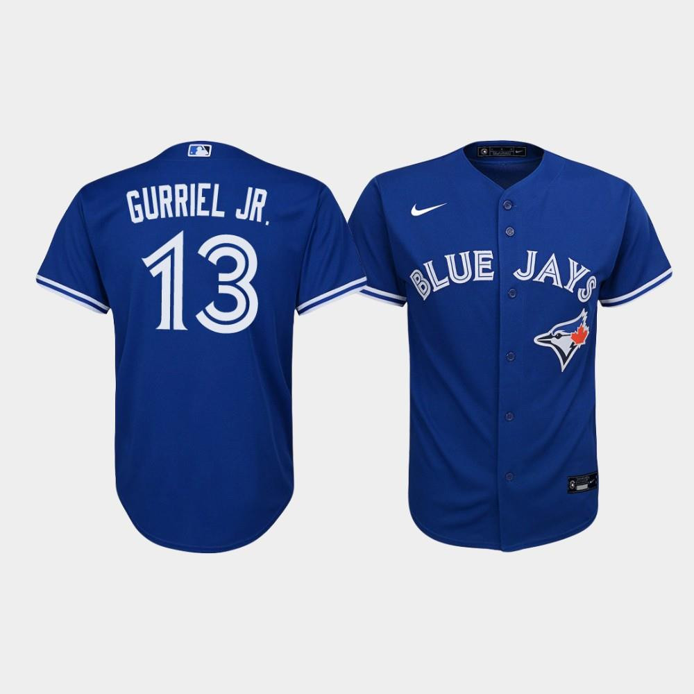 Youth Toronto Blue Jays Lourdes Gurriel Jr. 13 Royal Alternate Jersey