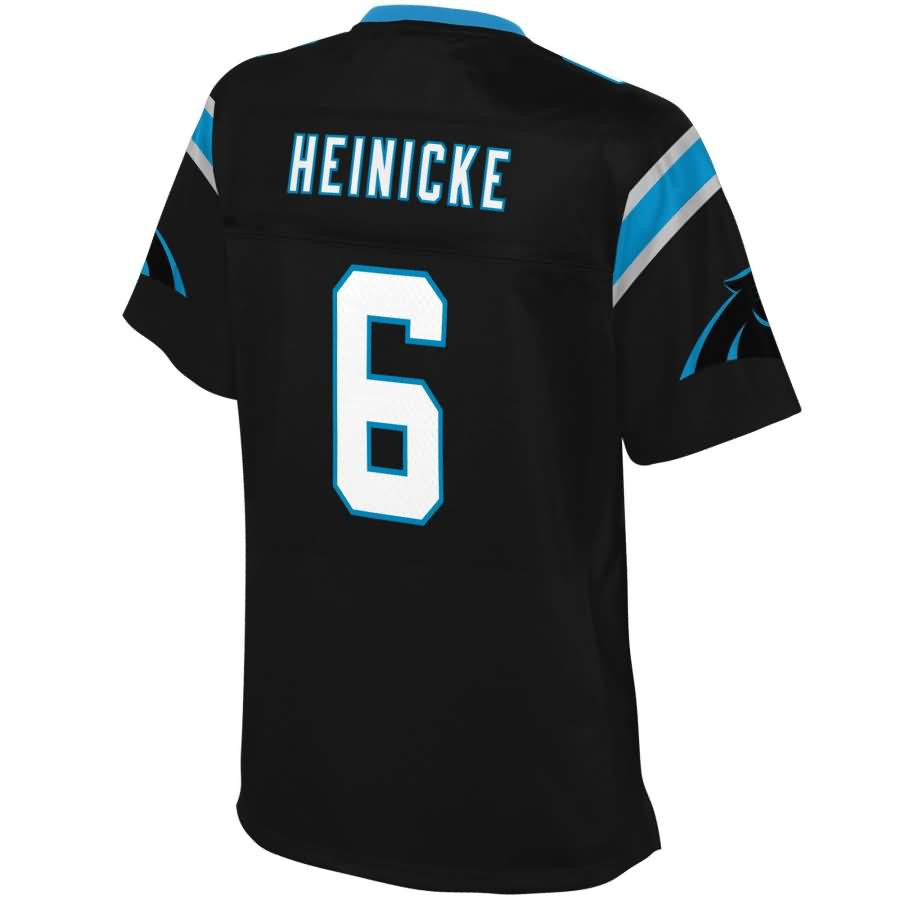 Taylor Heinicke Carolina Panthers NFL Pro Line Womens Player Jersey – Black