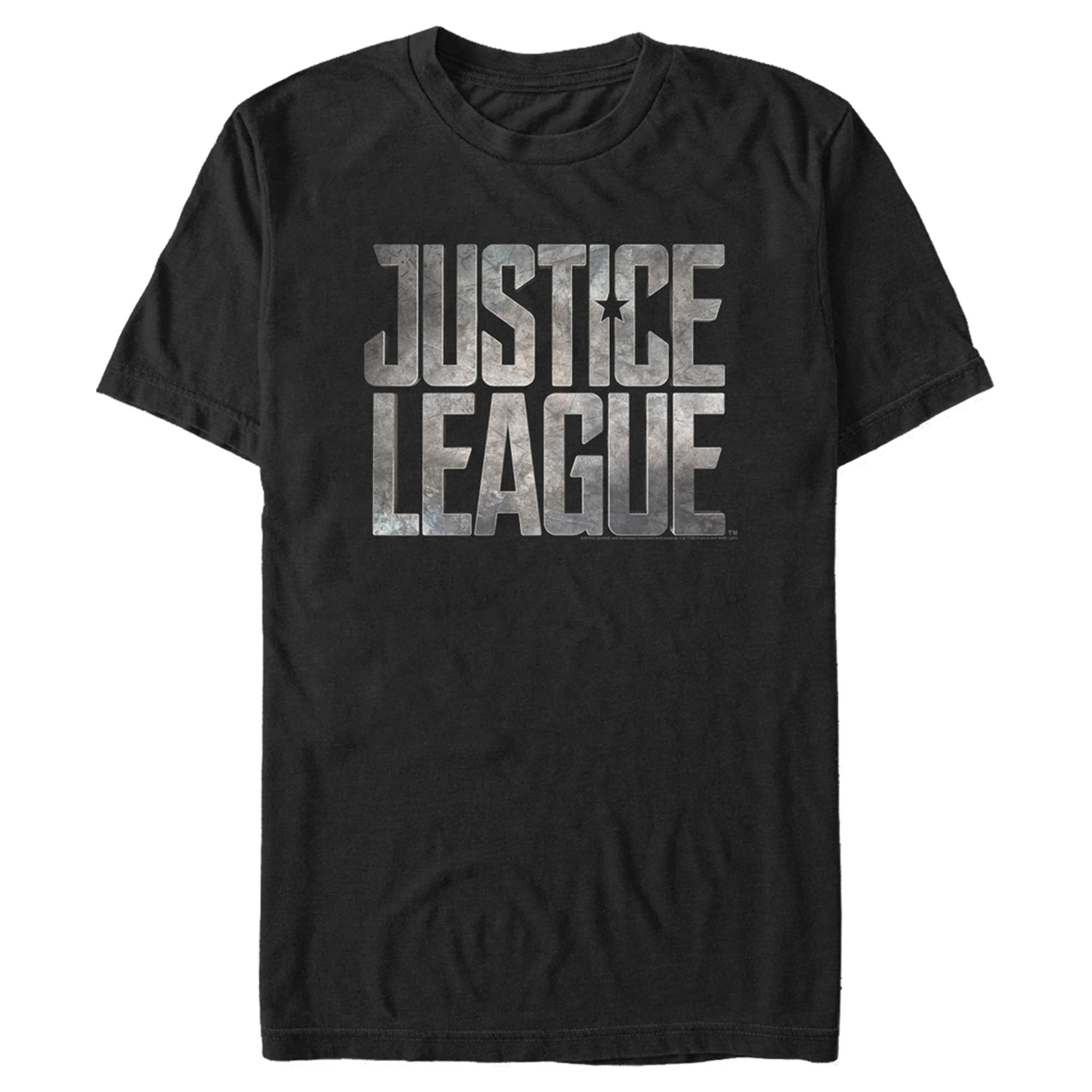 Zack Snyder Justice League Men’S Stacked Stone Logo  T-Shirt