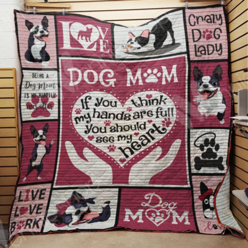 Boston Terrier Mom Blanket SEP0701 97O47