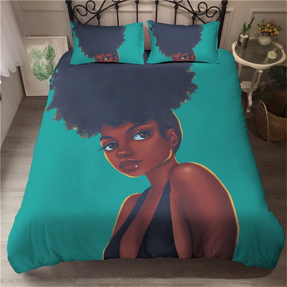 3D Bedding Set Beautiful African Printed Duvet Cover