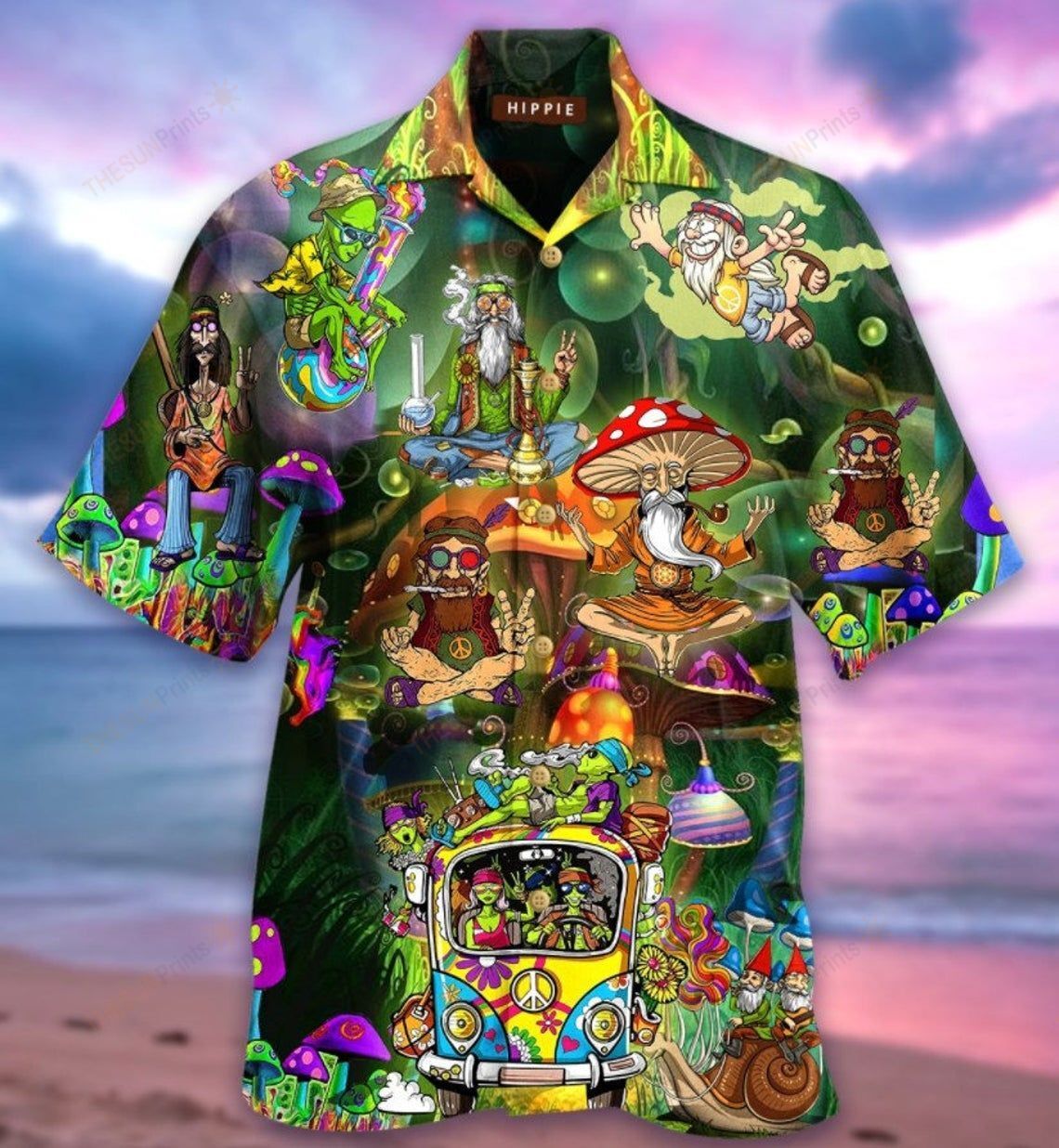 Hippie Peace Hawaiian Shirt 002026 Ha10945