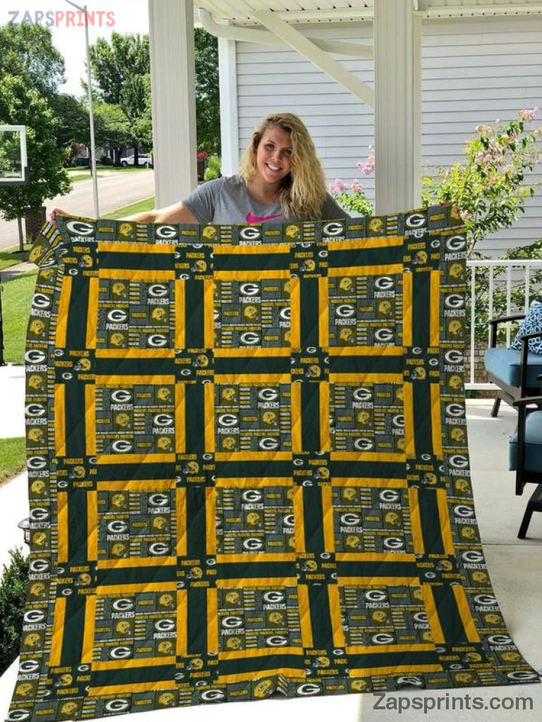 Green Bay Packers V8 3 D Printing Quilt Gift For Fan Football Lovers