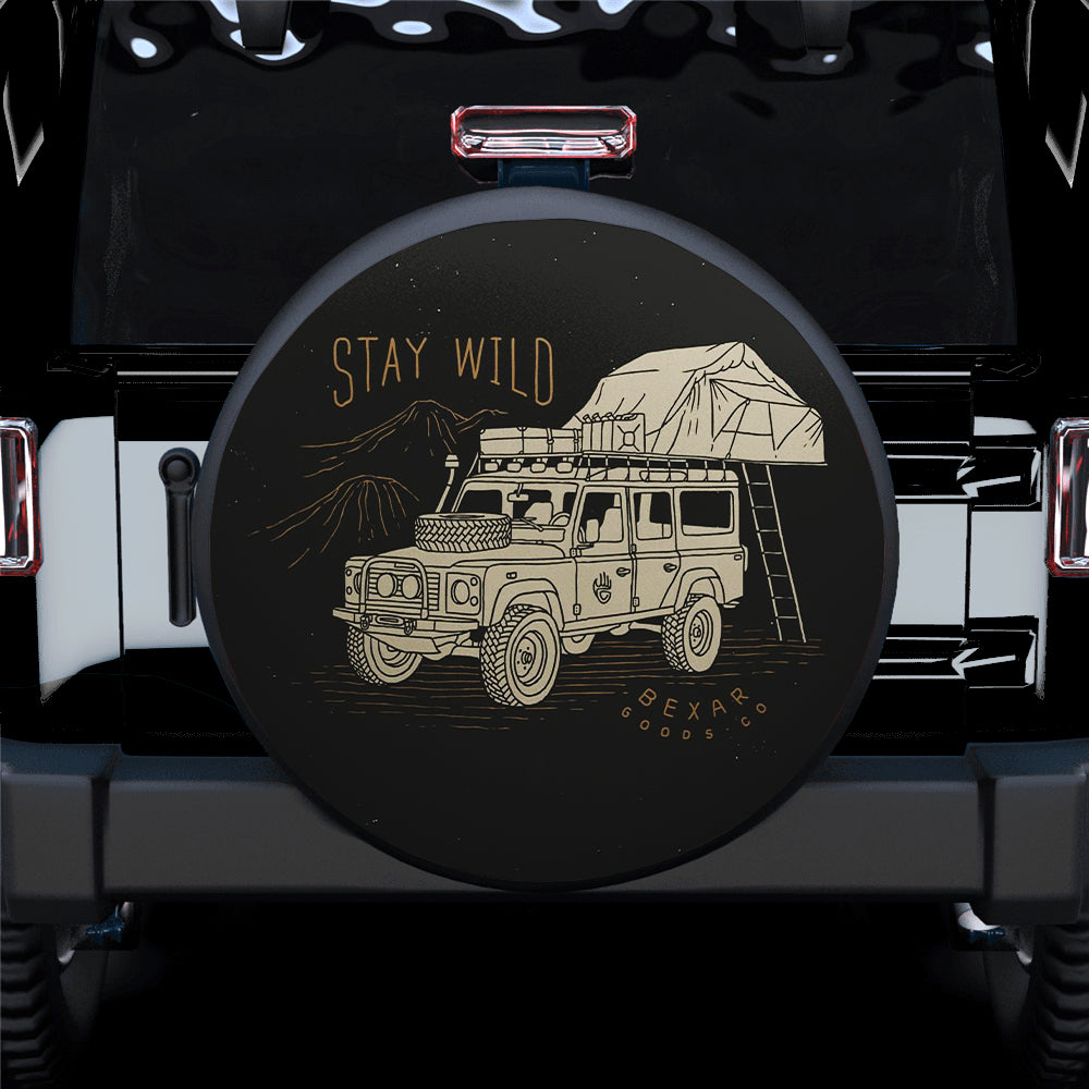 Stay Wild Jeep Jeep Car Spare Tire Cover Gift For Campers