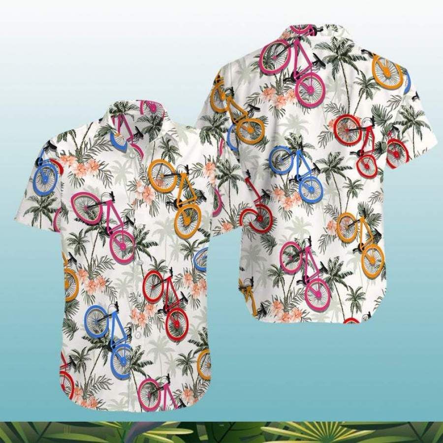 Bike Cycling Hawaii Aloha Shirts Ha15233