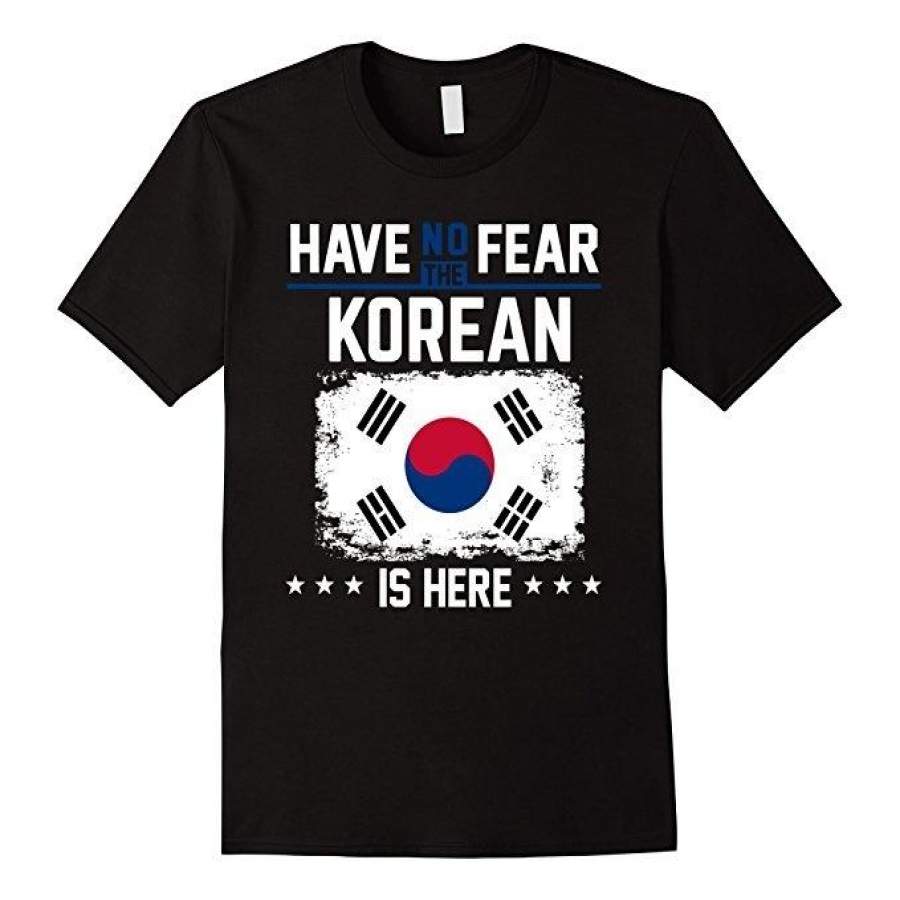 South Korea Flag T-Shirt Have No Fear Korean Vintage Shirt