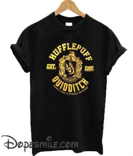 hufflepuff ouidditch cool t-shirt