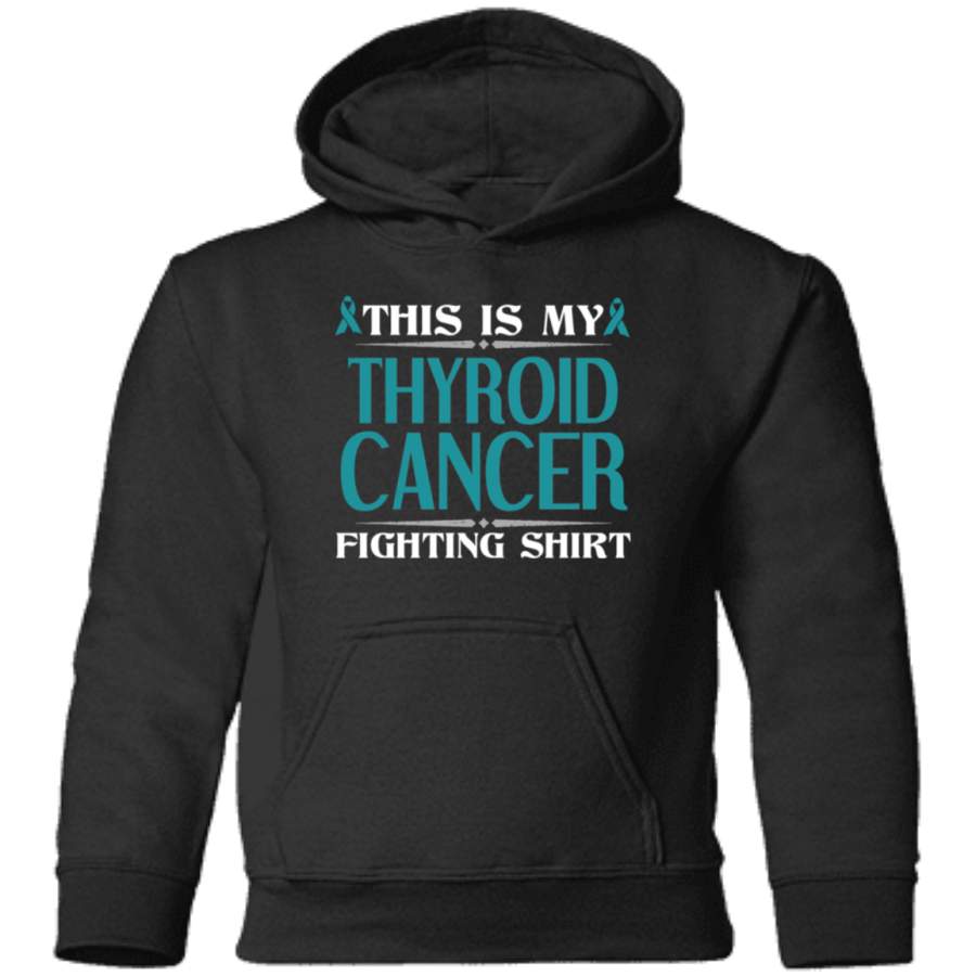 AGR This is My Thyroid Cancer Fighting T Shirt Toddler Pullover Hoodie