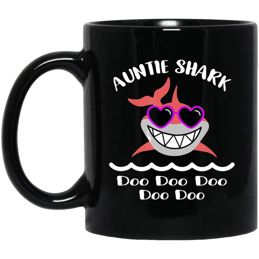 Auntie Shark – Doo Doo Doo Coffee Mug