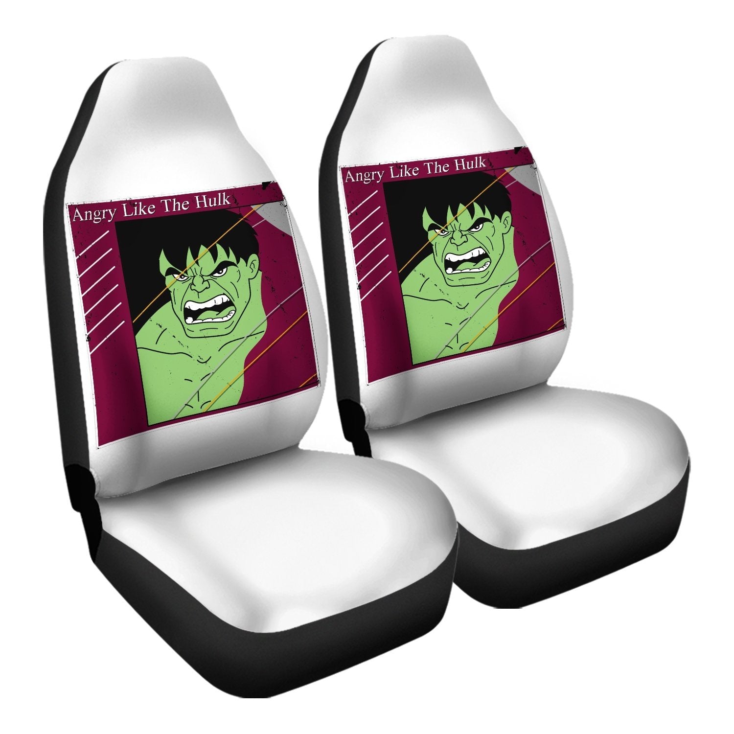 Angry Like The Hulk Car Seat Covers