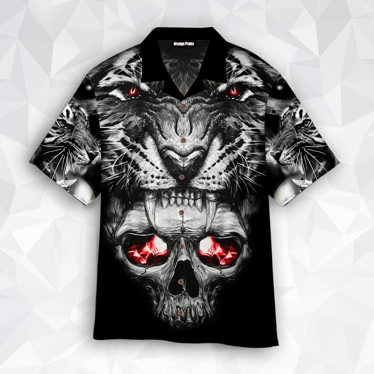 Tattoo Skull Tiger Aloha Hawaii Shirts For Men And Women Ha88156