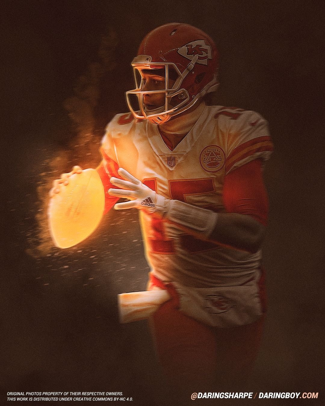 Patrick Mahomes #15 Kansas City Chiefs Poster Canvas For Fans poster canvas