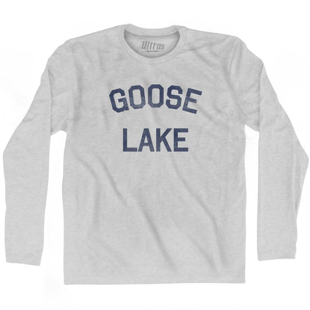 Alaska Goose Lake Adult Cotton Long Sleeve Vintage T-shirt