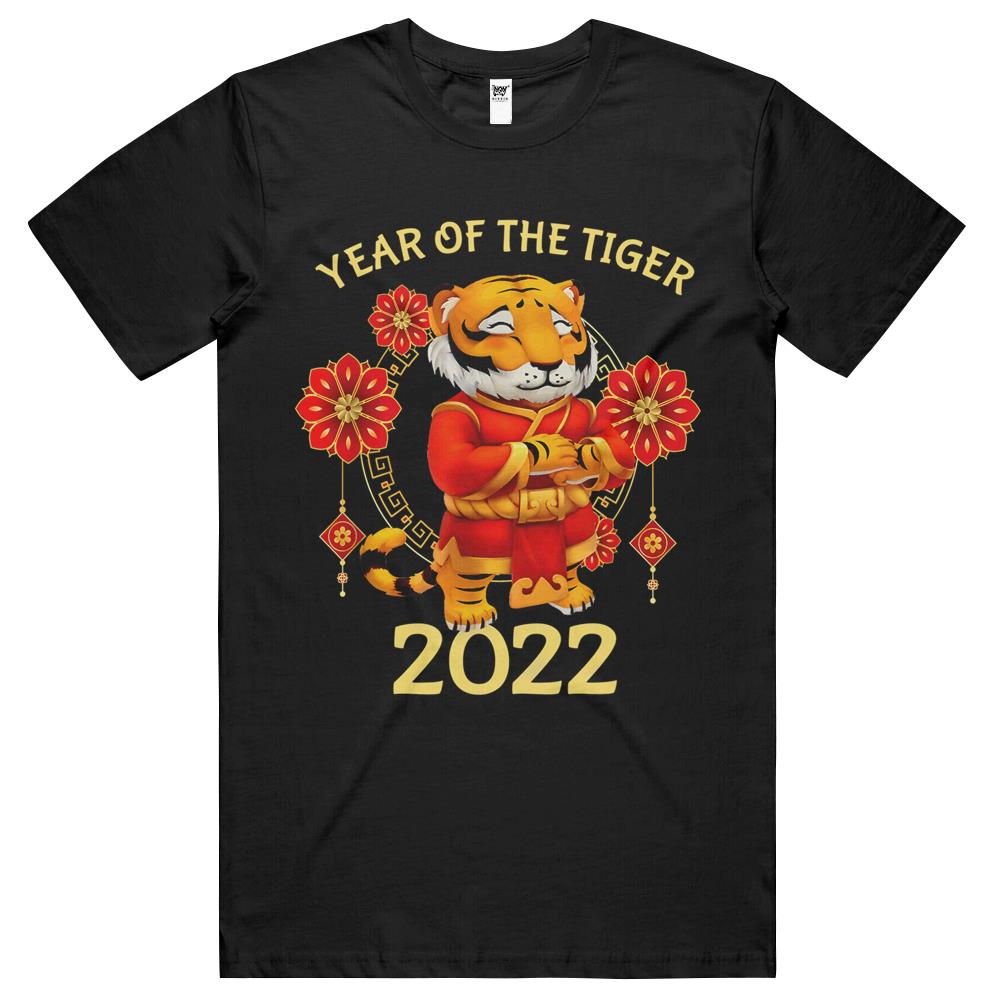 Chinese New Year Lunar 2022 Year Of The Tiger 2022 Zodiac T Shirts