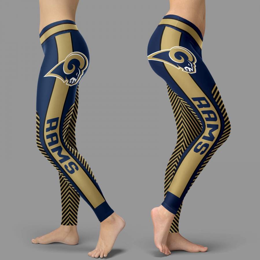 Fashion Gorgeous Fitting Fabulous Los Angeles Rams Leggings