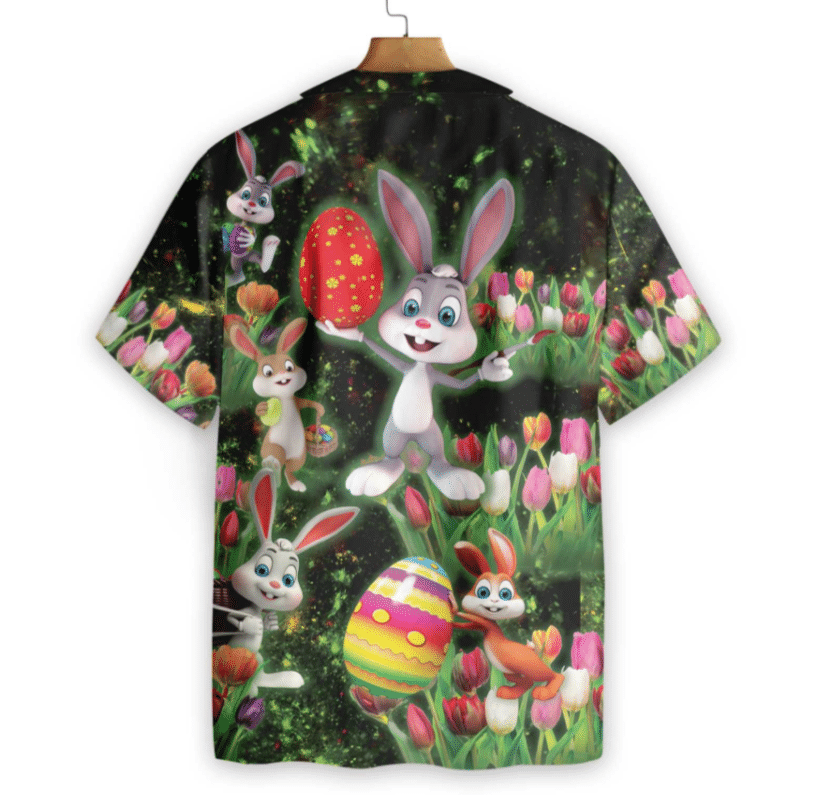 Rabbit And Eggs Hawaii Shirt Easter Day Gift For Men Women Children – Hwe24