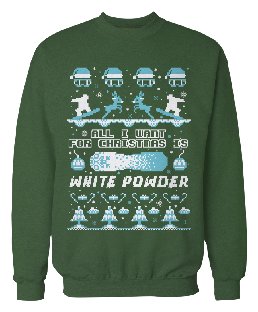 Snowboard Ugly Christmas Sweater – Holidays