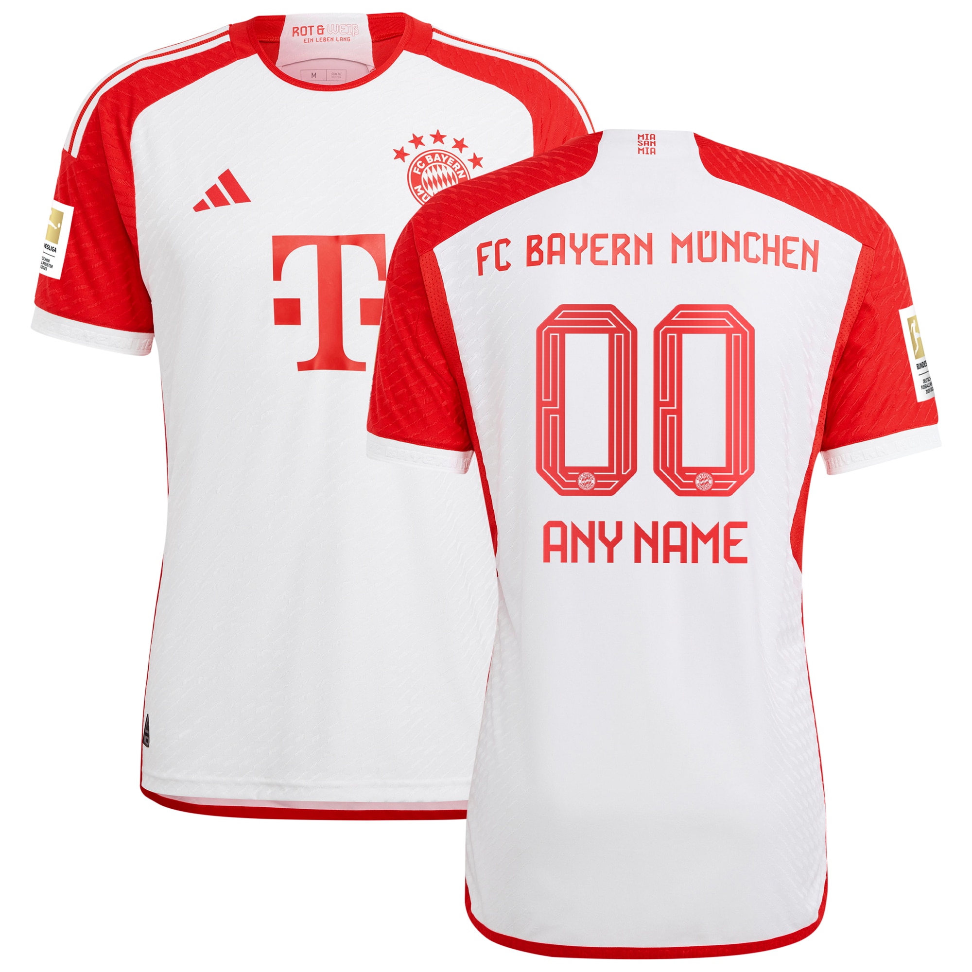 Bayern Munich 2023/24 Home Authentic Custom Jersey – White