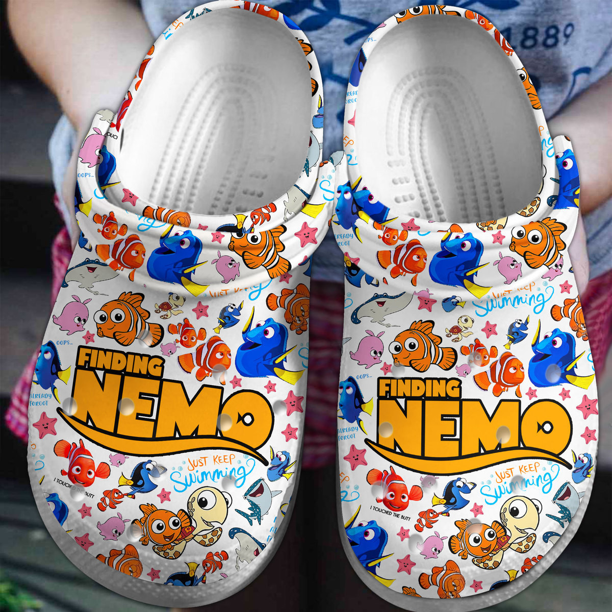 Finding Nemo Movie Crocs Crocband Clogs Shoes Comfortable For Men Women and Kids