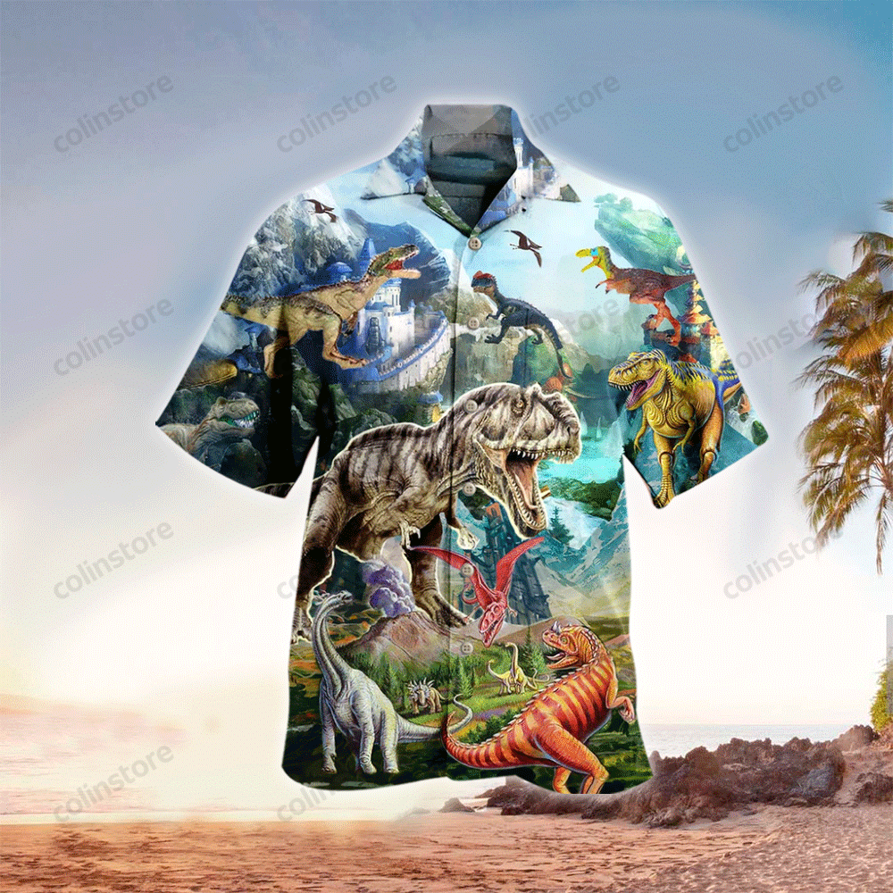 Dinosaurs Aloha Hawaii Shirt For Lovers Ha47698