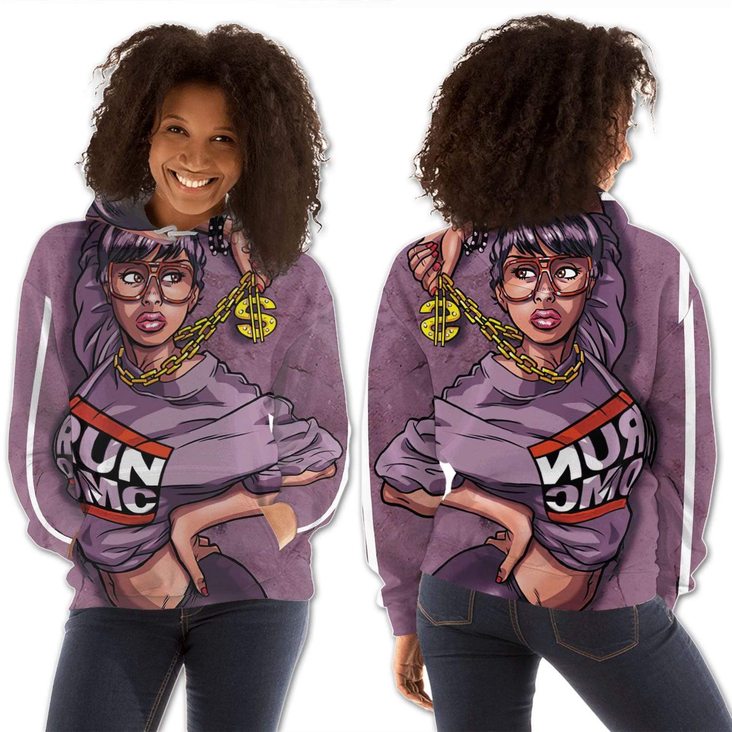 African American Hoodies Pretty African American Female Black History Clothing