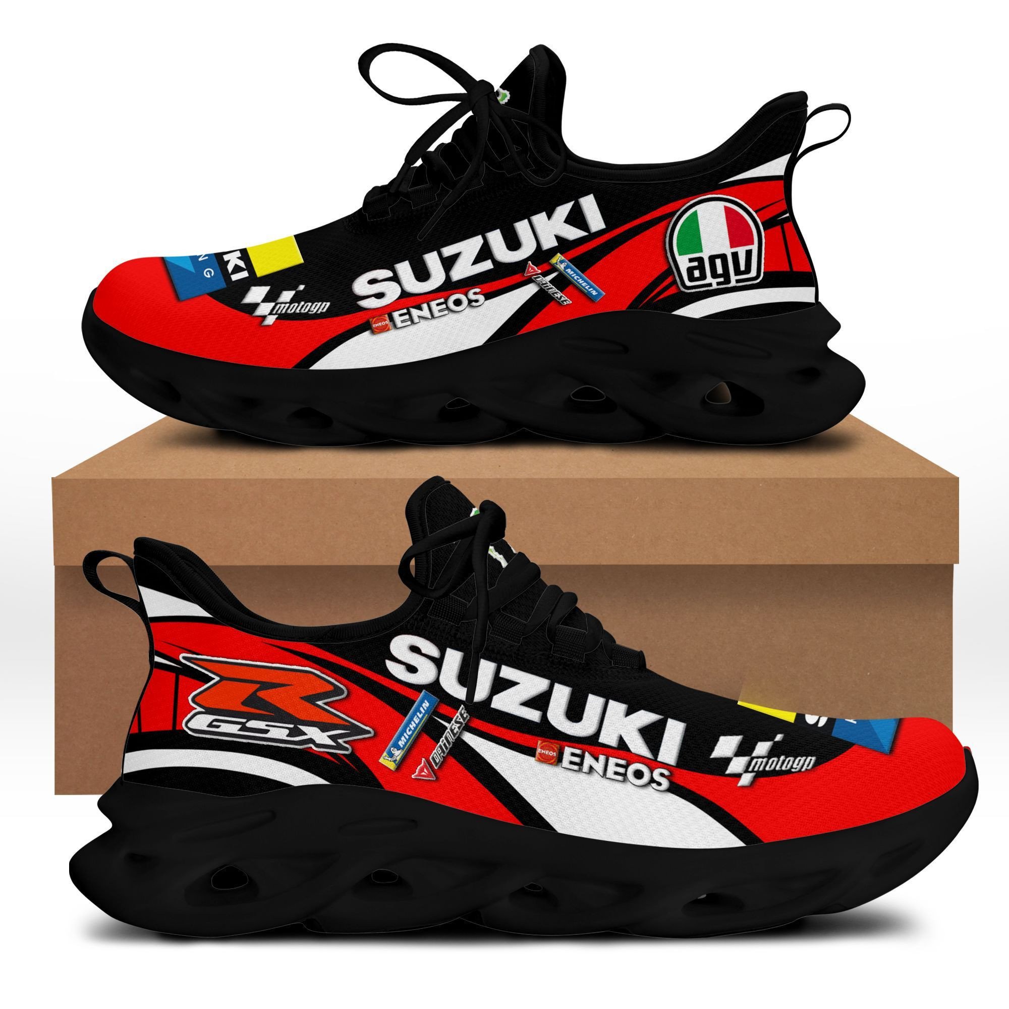 Suzuki Racing Bs Running Shoes Ver 1 (Red)