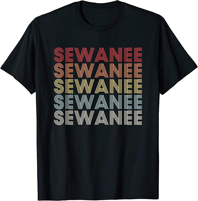 Vintage Retro Sewanee T-Shirt For Sewanee Tennessee