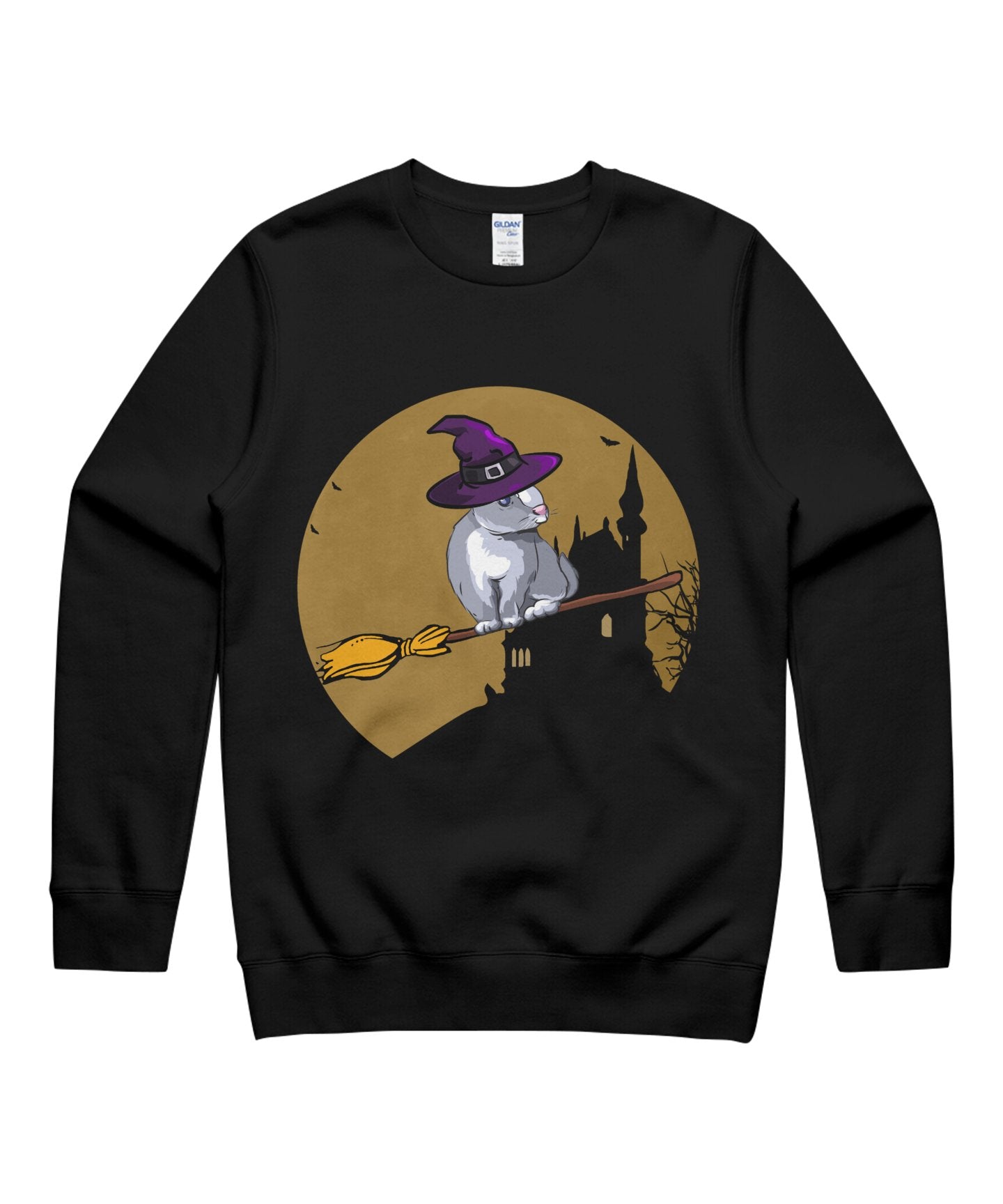 Rabbit Witch Halloween Costumes Vintage October 31St Cosplay Animal Retro Day Of Dead 13Th Friday Unisex Crewneck Sweatshirt