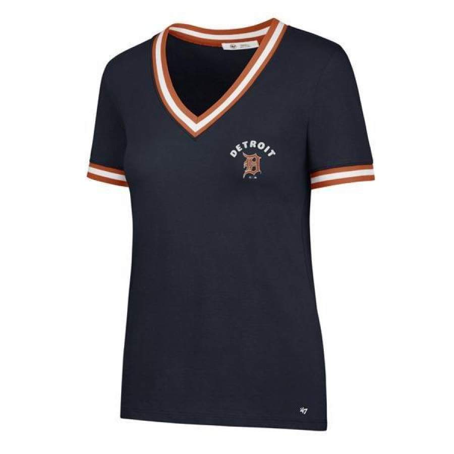 DETROIT TIGERS VIPER ’47 LETTER V-NECK TEE