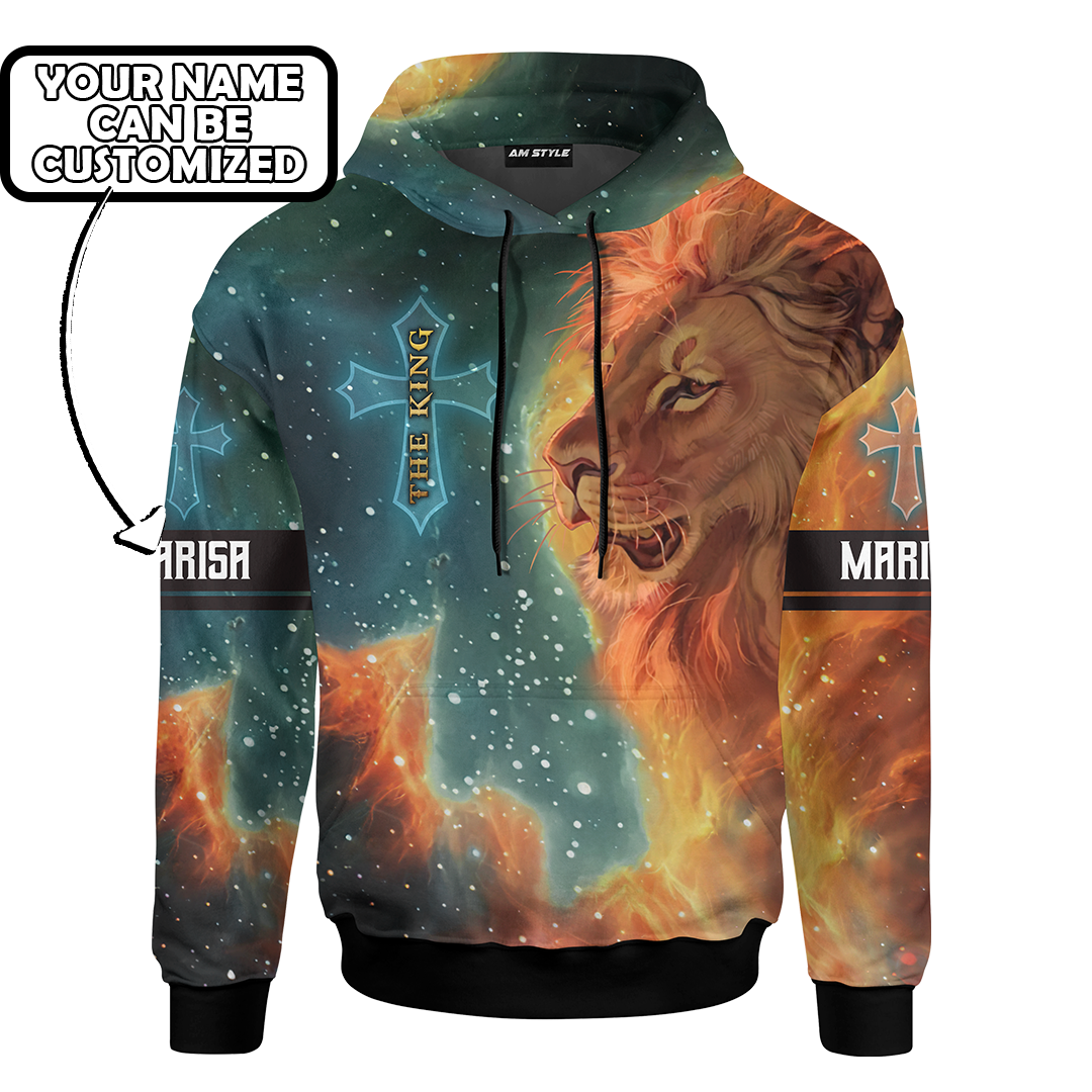 The King Jesus Lion Galaxy Customized 3D All Over Printed Shirt – Am Style Design